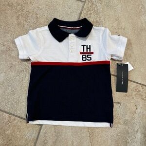Tommy Hilfiger 18M Polo Shirt Navy Blue NEW